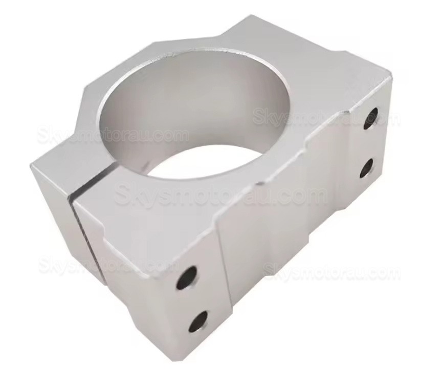 65mm/80mm/100mm/125mm Aluminum Clamp Holder / CNC Spindle Motor Bracket Seat OSP001705